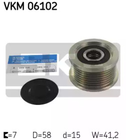 VKM06102 SKF Механизм свободного хода генератора